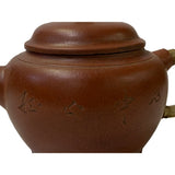 Traditional Chinese Zisha Teapot With Jade Handle – Decorative Collectible Art ws2655S