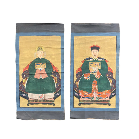 Royal Lady Gentleman Ancestor Paint Art 