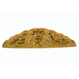 Bamboo carving two Buddha 