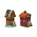 Holiday Christmas Theme Characters Shape Porcelain Small Box Containers ws1700AS
