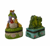 Holiday Accent Theme Characters Shape Porcelain Small Box Containers ws1700ES