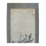 Set of 4 Chinese Calligraphy Ink Fishes Drawing Scroll Paintings Wall Art ws762S