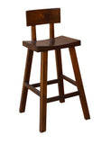 solid wood bvar stool