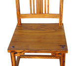 handmade zebra wood chair