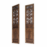 Set of 4 Vintage Chinese Eight Immortal Theme Wood Tall Panel Screen Divider cs6973S