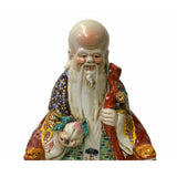 Chinese Canton Color Mixed Fenghsui Fok Lok Shao Figure Set ws1589S