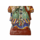 Chinese Canton Color Mixed Fenghsui Fok Lok Shao Figure Set ws1589S