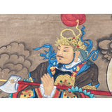 Large Chinese Canvas Art of Part of Sixteen Arhats with Guards Theme cs7163S