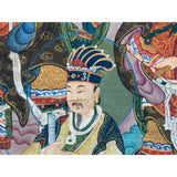 Large Chinese Canvas Art of The Three Great Emperor - Officials cs7164S