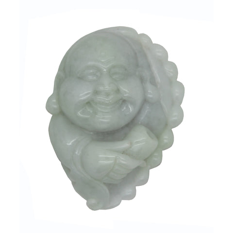 Jade Happy Buddha pendant