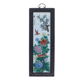 wall panel - wood panel - vintage plaque - reverse painting