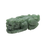 Chinese Hand Carved Natural Jade Feng Shui Lucky Pixiu Figure Pendant k344NS
