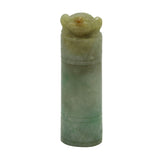 jade toad stamp with storage