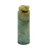 jade toad stamp with storage