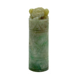jade toad stamp with storage