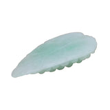 Detail Carved Green Color Natural Jade Grape Fruit On Leaf Pendant n490S
