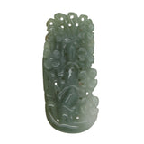 jade pendant with flowers bird 