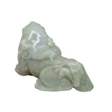 Fengshui Figure Hand Carved Chinese Natural Jade Pixiu Pendant n525S