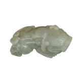 Fengshui Figure Hand Carved Chinese Natural Jade Pixiu Pendant n525S