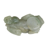 Fengshui Figure Hand Carved Chinese Natural Jade Pixiu Pendant n525S
