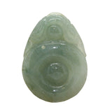 Round Shape Natural Green Jade Ornament Pendant n529S