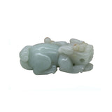 Chinese feng shui jade pixiu pendant