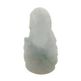 Jade Sitting Kwan Yin - Bodhisattva - Goddess Of Mercy Jade Pendant n536S