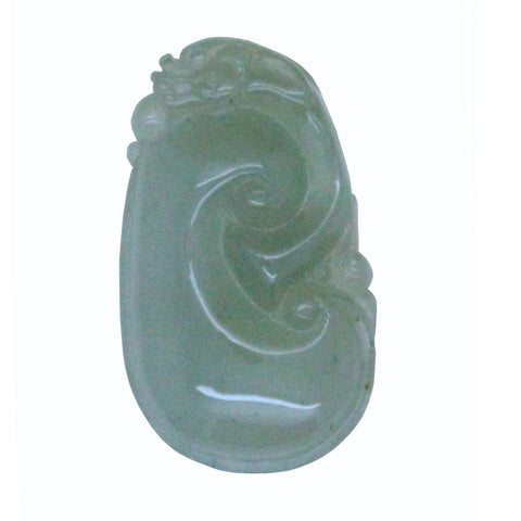 jade dragon pendant