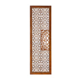 A Pair Chinese Distressed Geometric Pattern Screen Panel Divider cs7565S