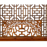 A Pair Chinese Distressed Geometric Pattern Screen Panel Divider cs7565S