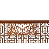A Pair Chinese Distressed Geometric Pattern Screen Panel Divider cs7565S