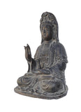 metal Kwan Yin - Bodhisattva -  goddess of mercy - goddess of compassion
