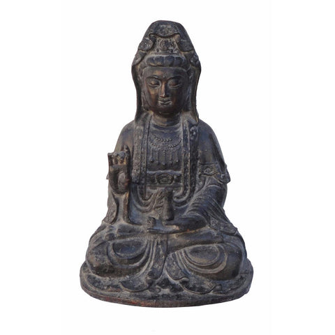 bronze Kwan Yin statue - Bodhisattva statue - Goddess of Mercy - Goddess of compassion