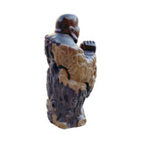Chinese Happy Laughing Buddha Statue Heavy Wood Natural Patina Hand-Carved with Crack Marks for Feng Shui and Room Decor ws2790S