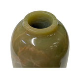 Handmade Tall Olive Green Marble Stone Flower Vase for Living Room Decor and Gift ws1721S