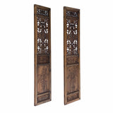 Set of 4 Vintage Chinese Eight Immortal Theme Wood Tall Panel Screen Divider cs6973S