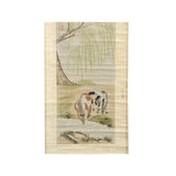 Chinese Color Ink Vertical Horses Theme Scroll Painting Wall Art ws2236S