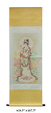 Bodhisattva statue art scroll painting