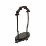 6.75" Chinese Wood RuYi Hanging Ring Display Stand - Miniature Easel ws2844AS