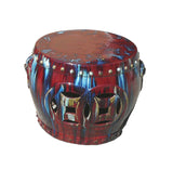 Chinese Red Clay Round Garden Tea Set - 5 Pieces wk2268S