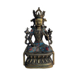 Cloisonne Kwan Yin statue - Bodhisattva statue - Goddess of Mercy - Goddess of compassion
