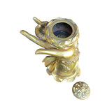Chinese Brass Buddha Hand Lotus Incense Burner wk2812S