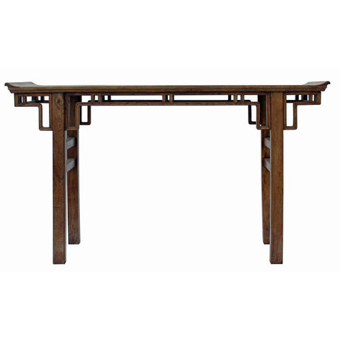 Huanghuali Wood Ming Style Simple Narrow Altar Table AL206