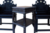 black rosewood chair