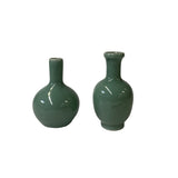 chinese small celadon glaze small porcelain vase