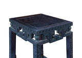Ming Style Square Shape Zitan Wood Dining Table And Four Matching Stools AL205