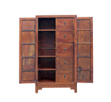 Pair Ming Style Huanghuali Drawers Storage Cabinets Armoire AL309