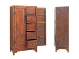 Pair Ming Style Huanghuali Drawers Storage Cabinets Armoire AL309