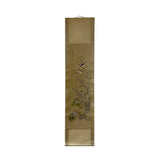 scroll painting - Oriental flower bird paper ink painting