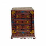 Stack box set - Asian dragon graphic box - Chinese lacquer graphic chest